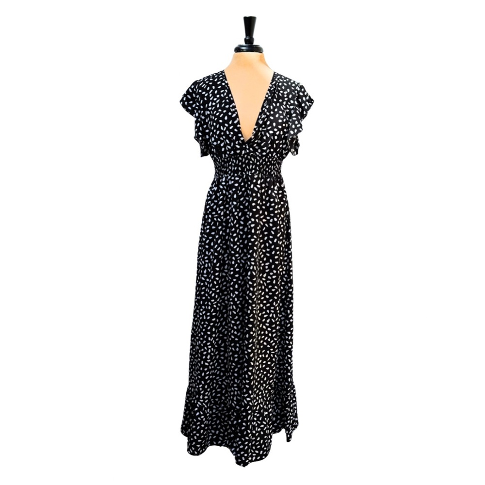 Black and White Polka Dot Dress